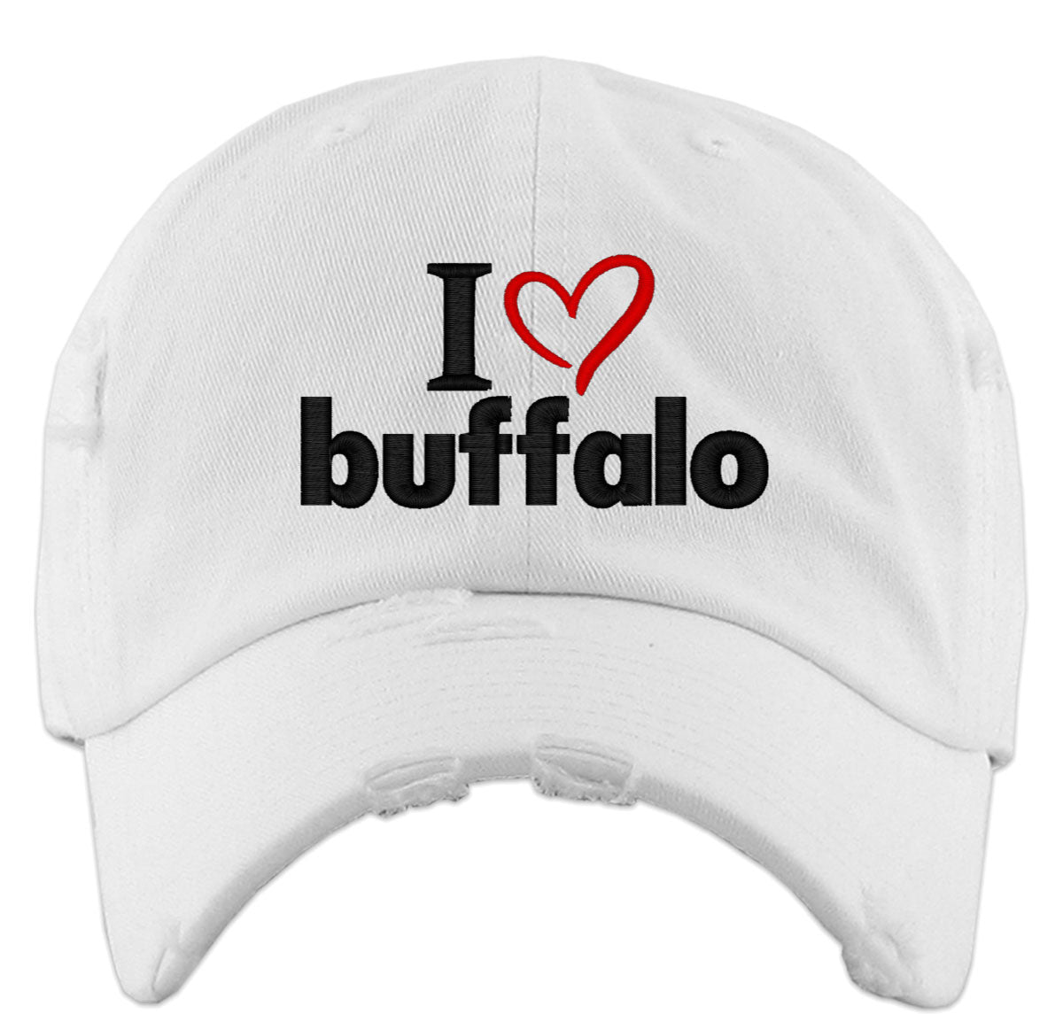 I Love Buffalo Vintage Baseball Cap