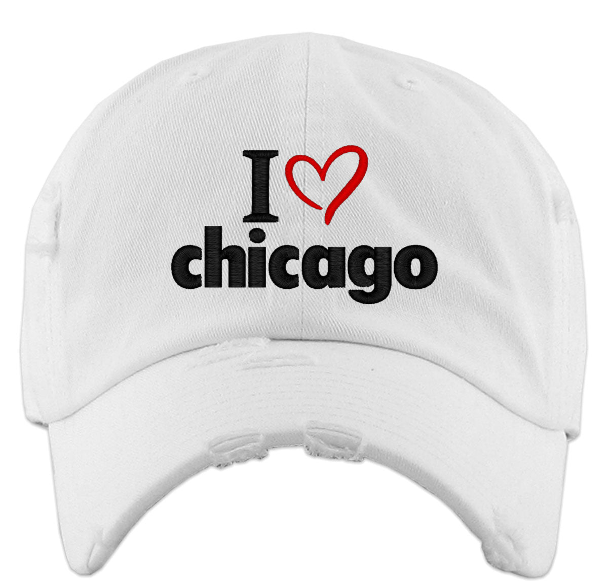 I Love Chicago Vintage Baseball Cap