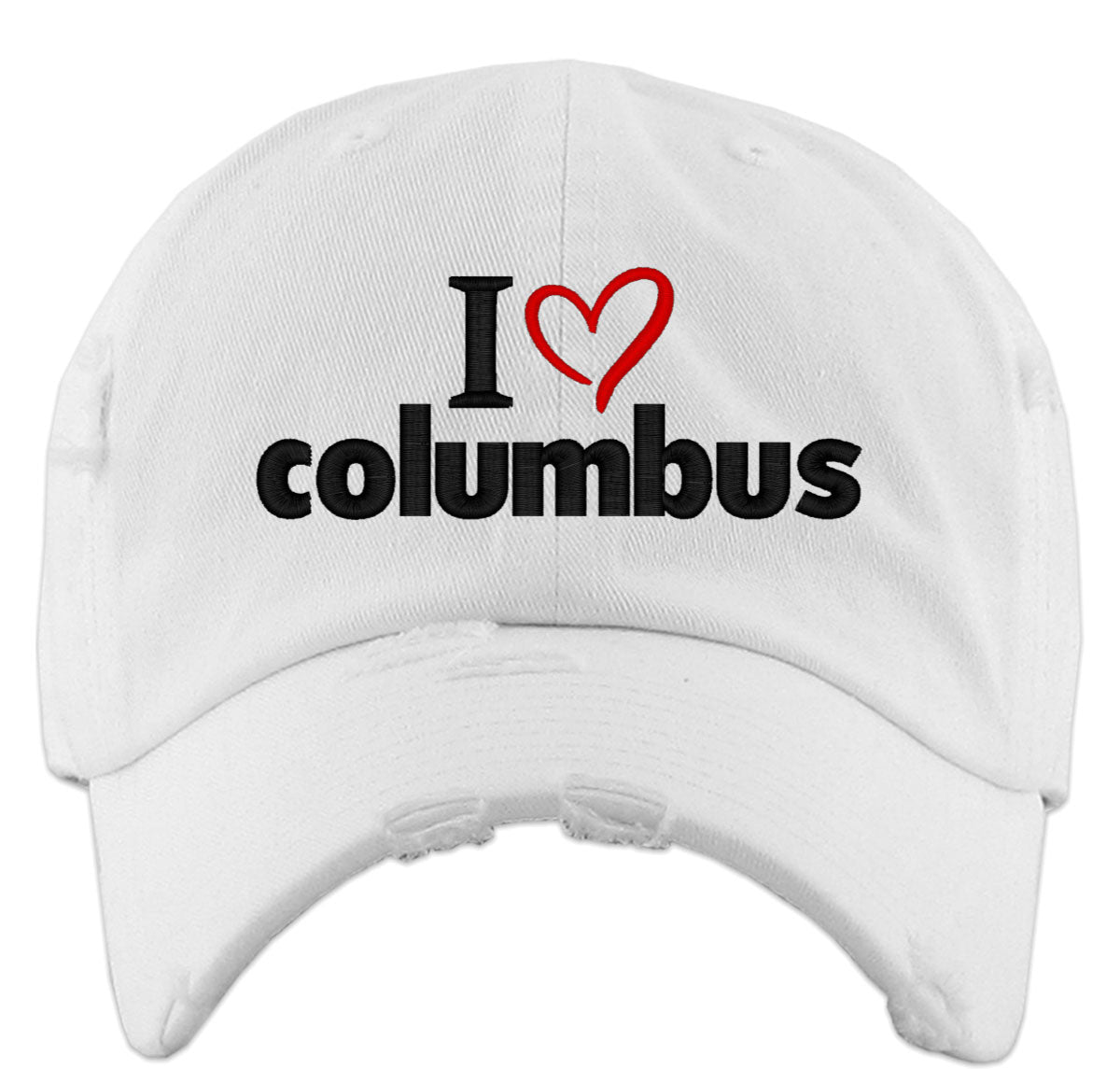 I Love Columbus Vintage Baseball Cap
