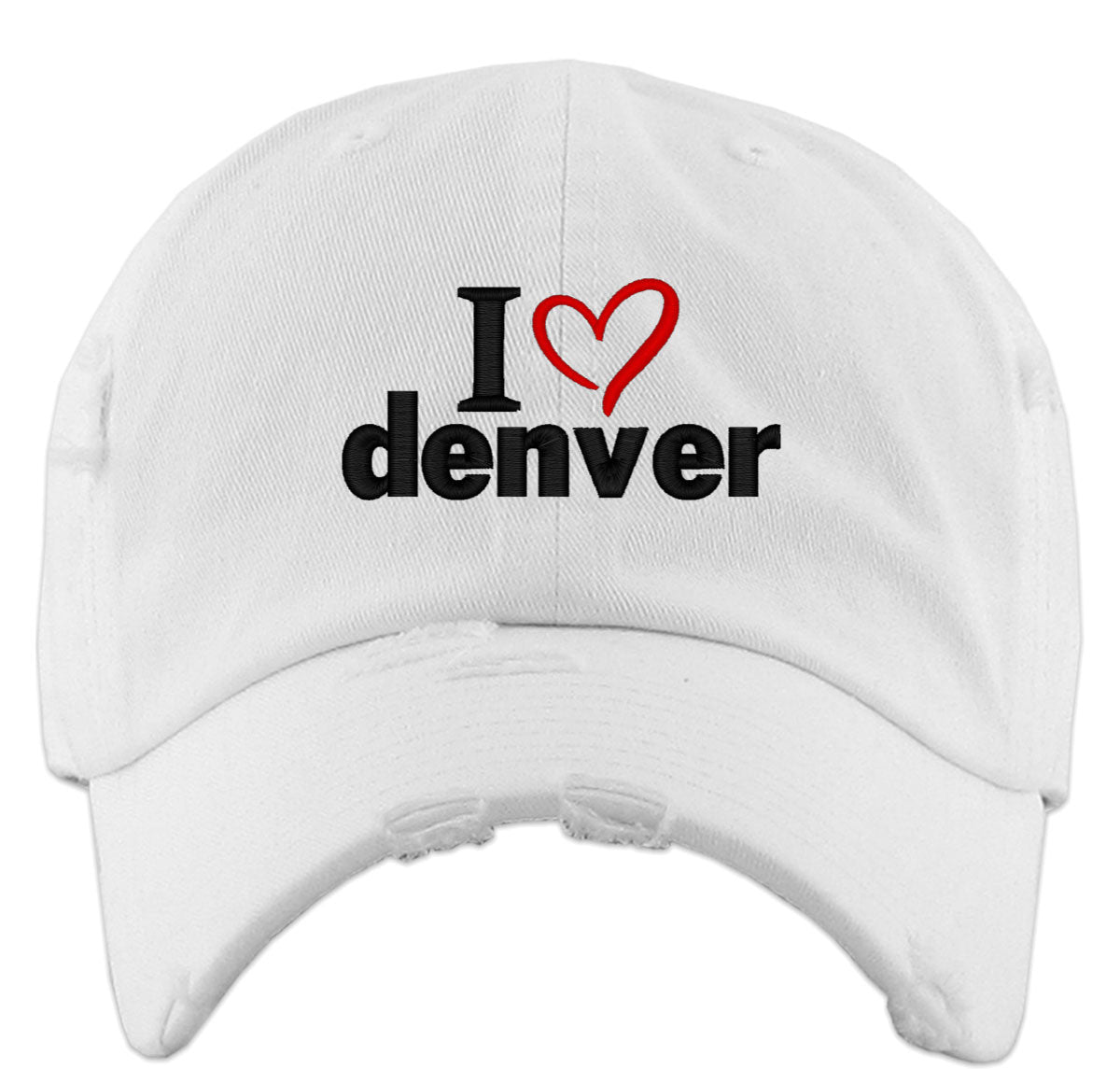 I Love Denver Vintage Baseball Cap
