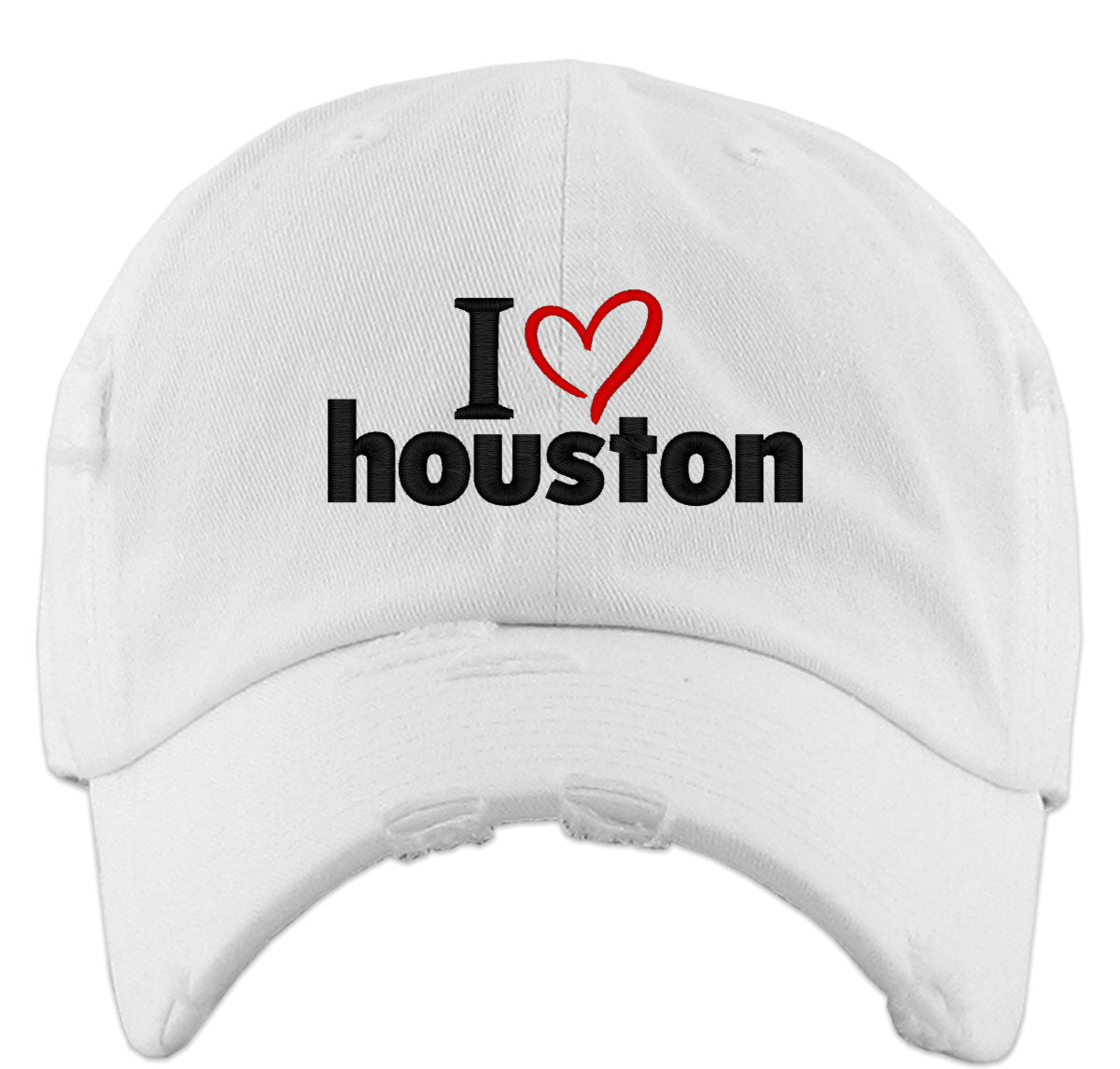 I Love Houston Vintage Baseball Cap