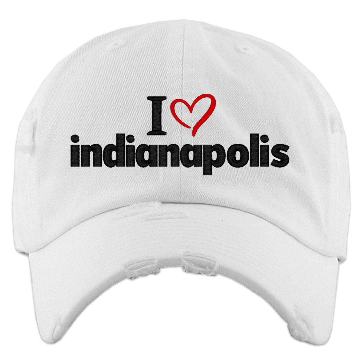 I Love Indianapolis Vintage Baseball Cap