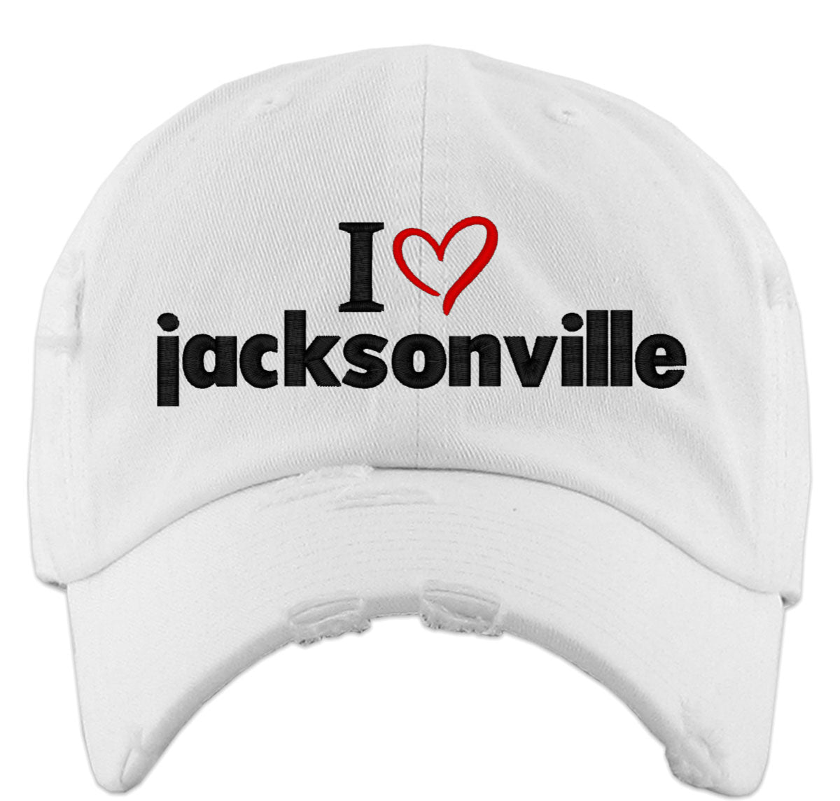 I Love Jacksonville Vintage Baseball Cap