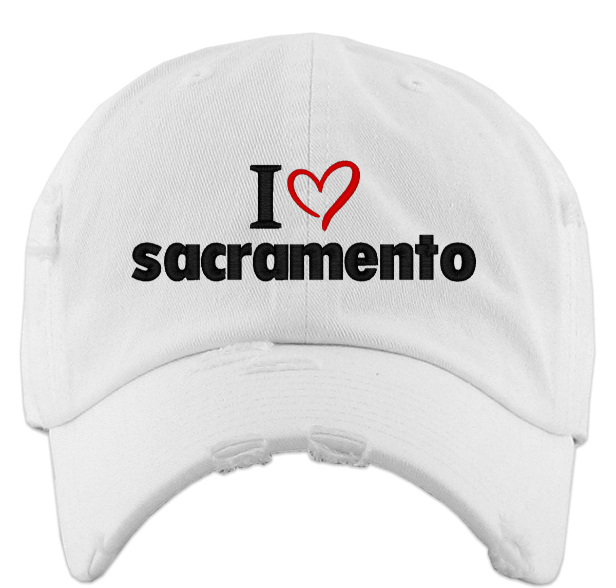 I Love Sacramento Vintage Baseball Cap
