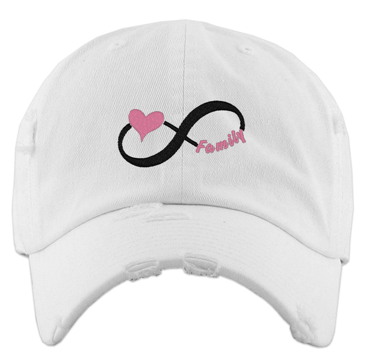 Family Infinity Symbol Vintage Baseball Cap