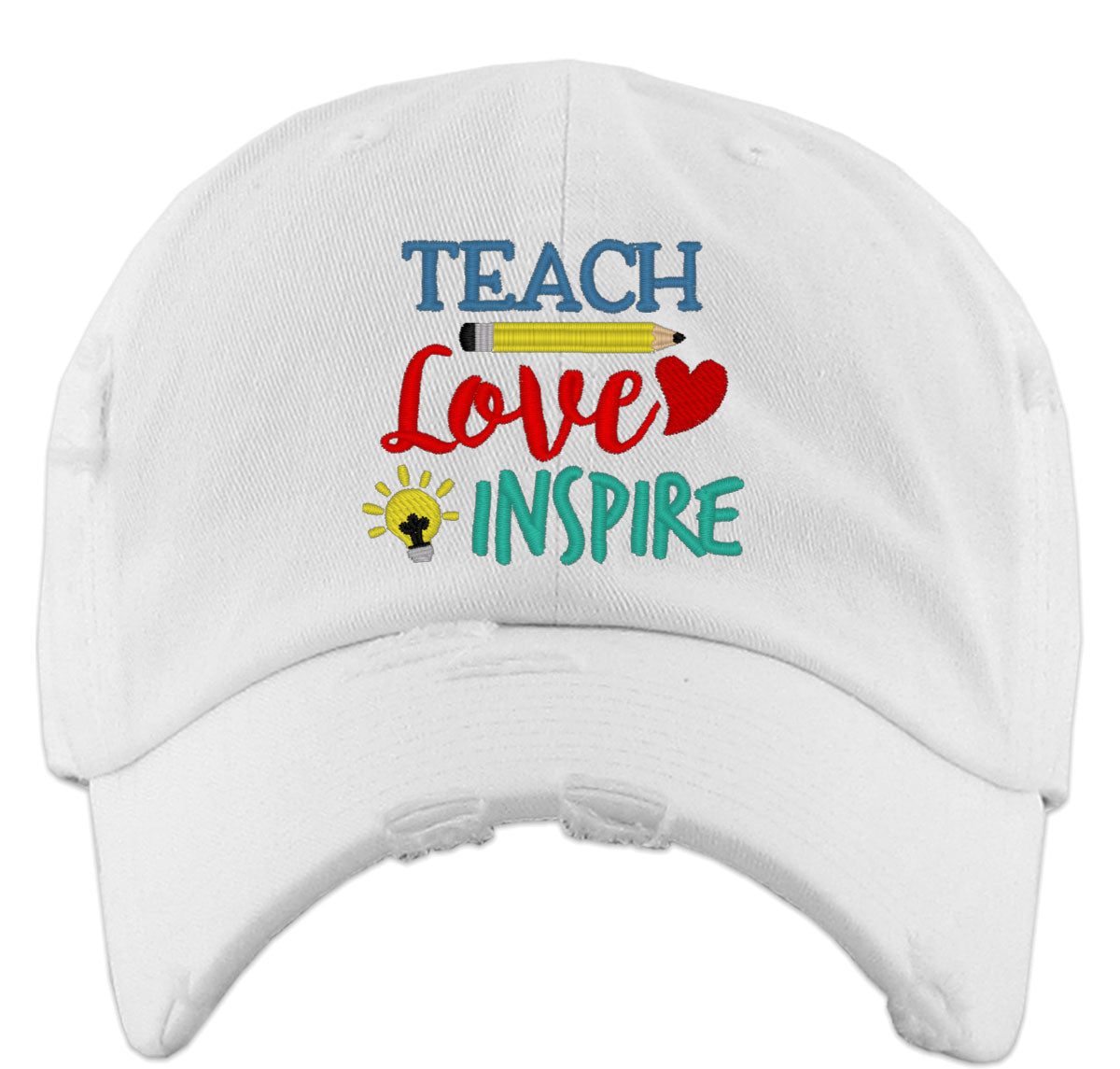 Teach Love Inspire Vintage Baseball Cap