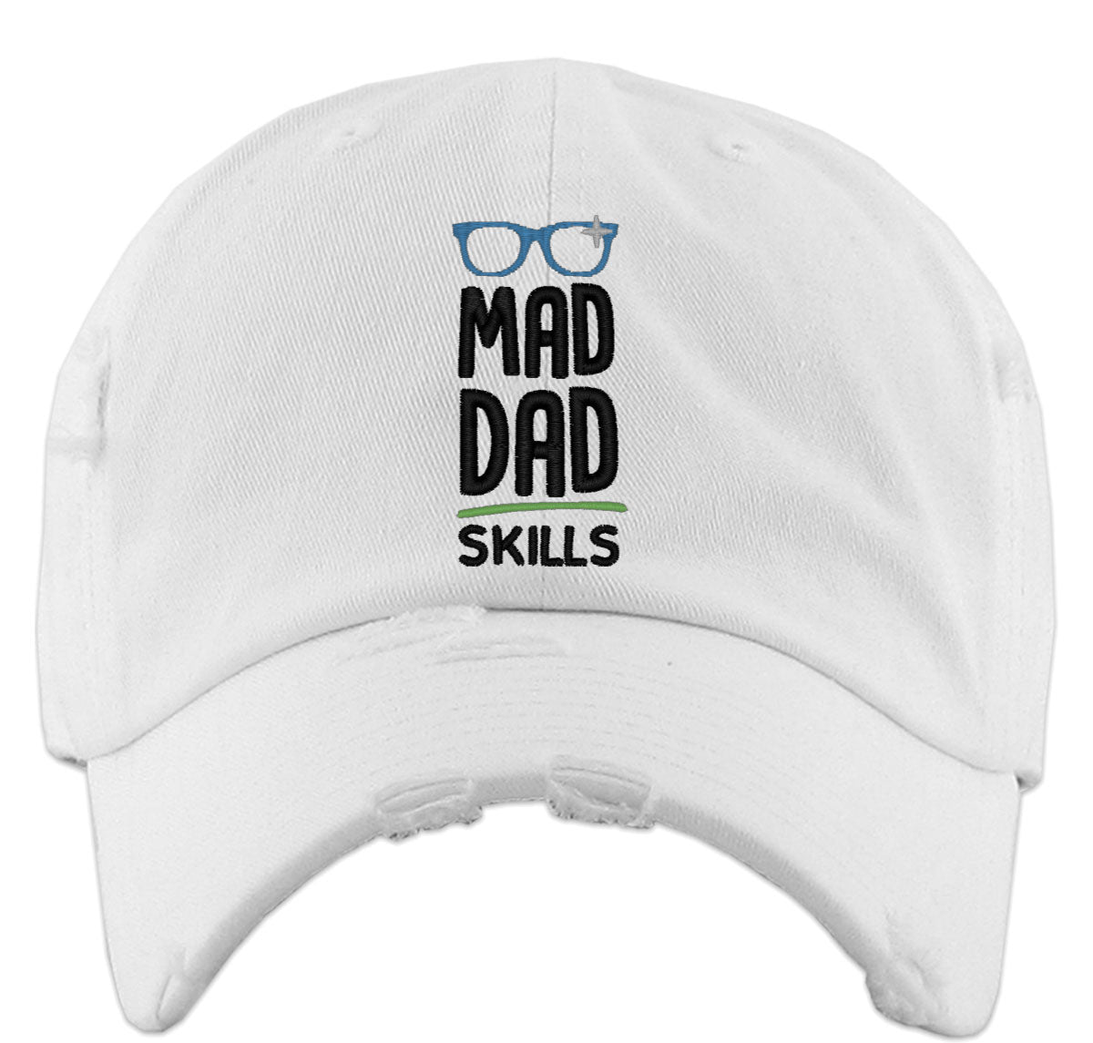 Mad Dad Skills Father's Day Vintage Baseball Cap