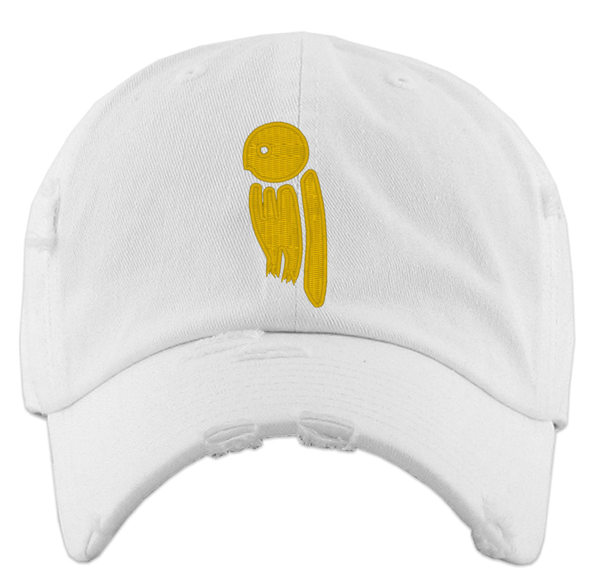 Owl Typography Vintage Baseball Cap
