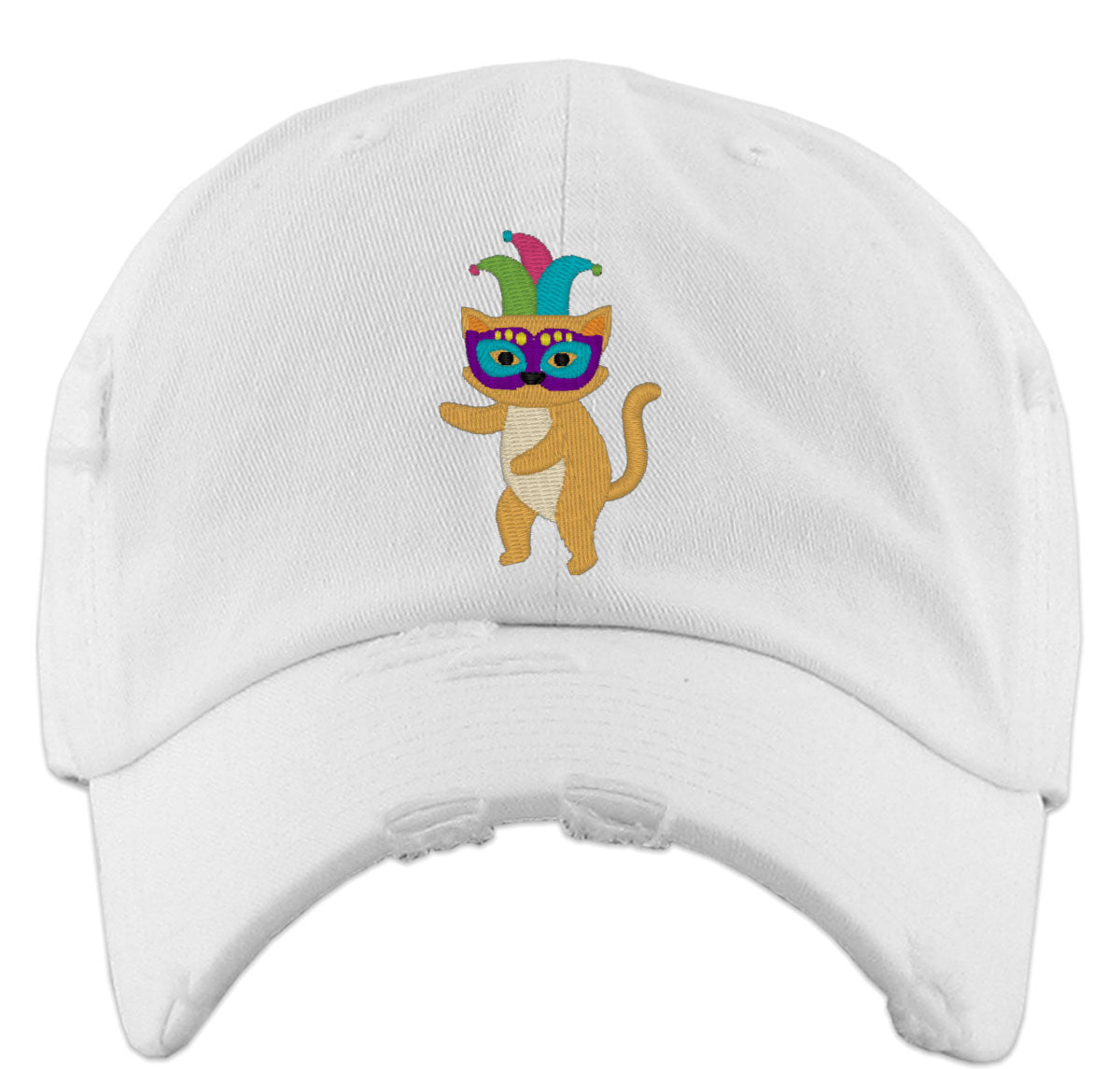 Party Cat Vintage Baseball Cap