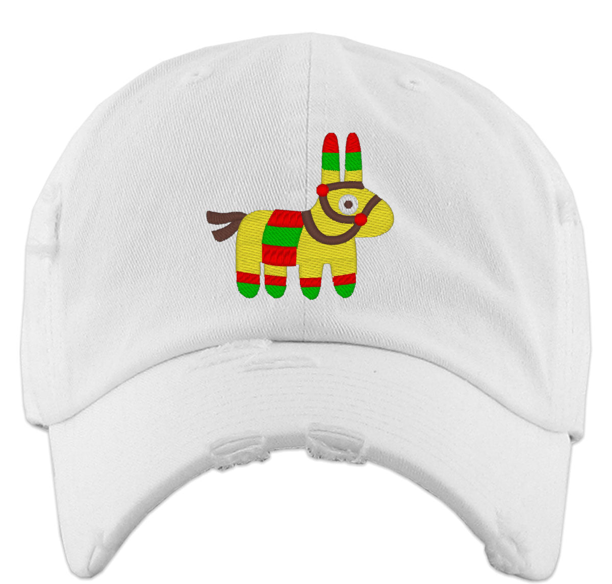 Mexico Symbols Pinata Vintage Baseball Cap