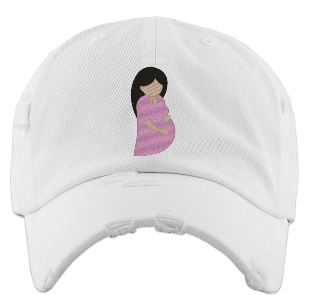 Pregnant Woman Mother's Day Vintage Baseball Cap