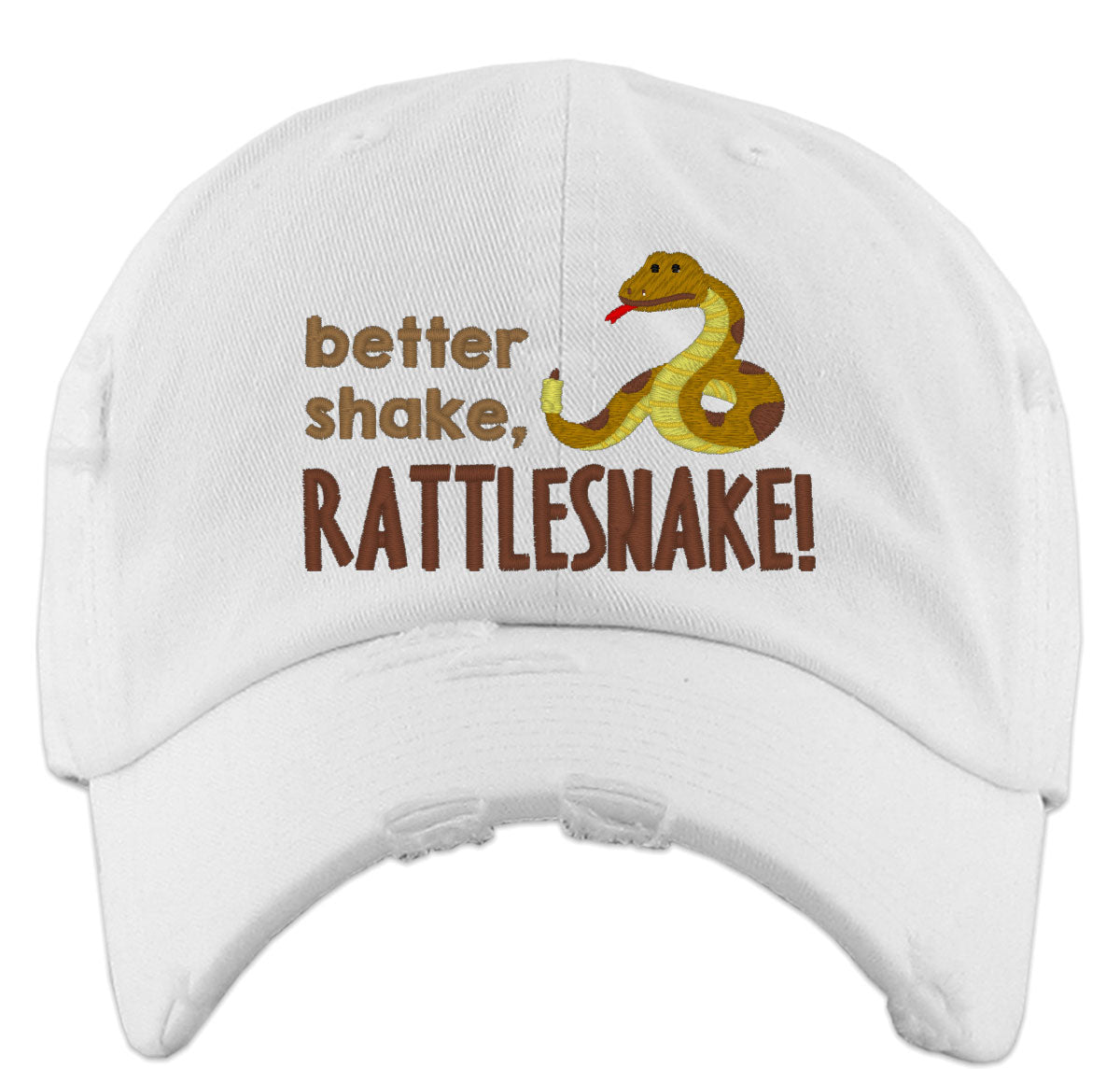 Better Shake Rattlesnake Vintage Baseball Cap