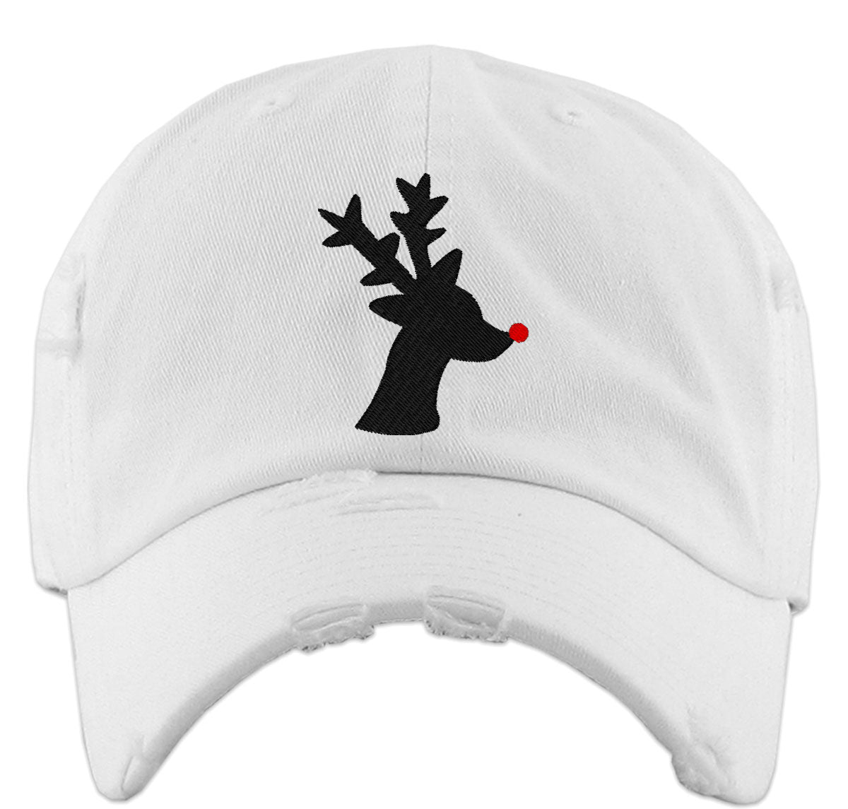 Red Nosed Reindeer Vintage Baseball Cap