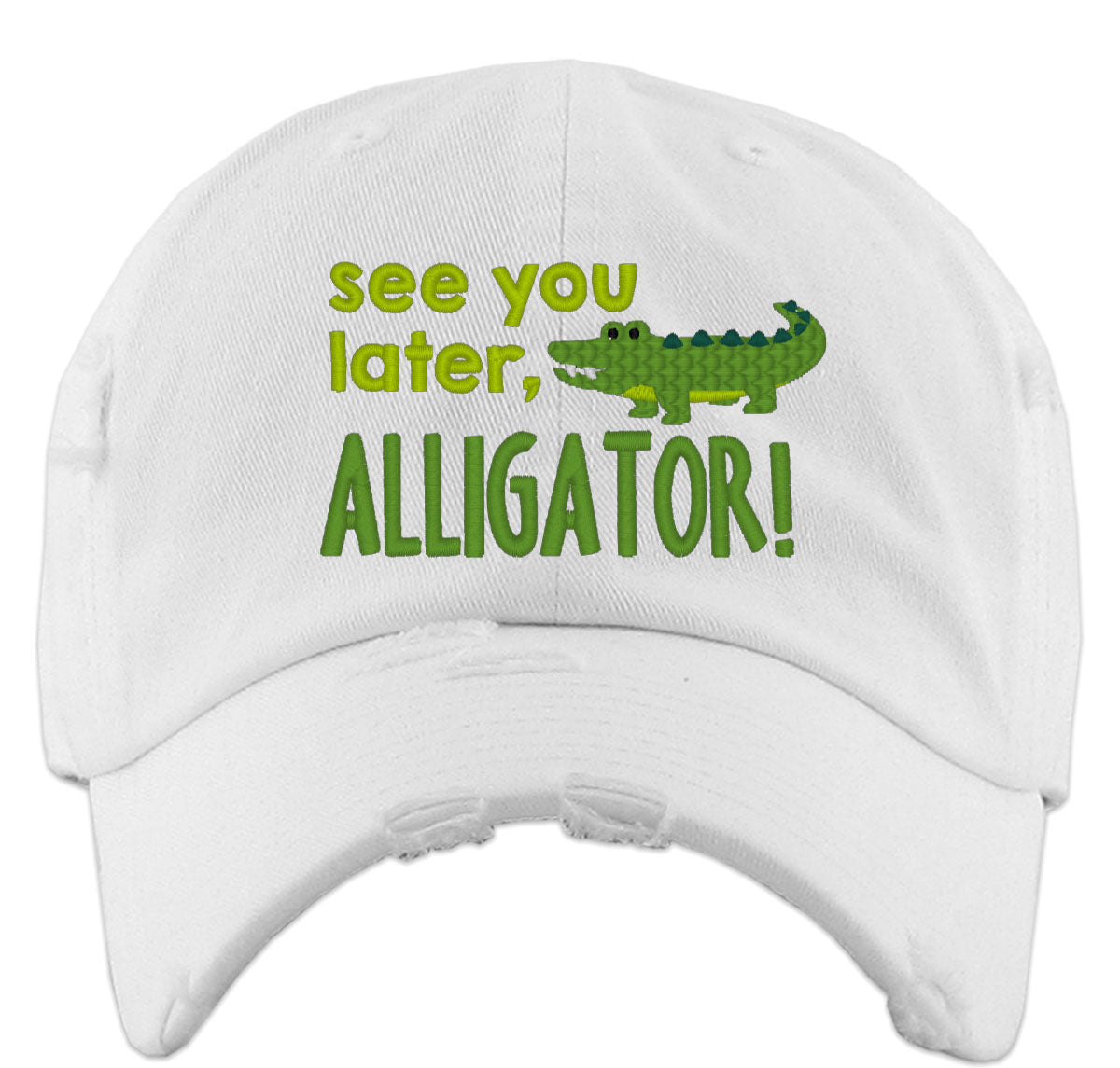 See You Later Alligator Vintage Baseball Cap
