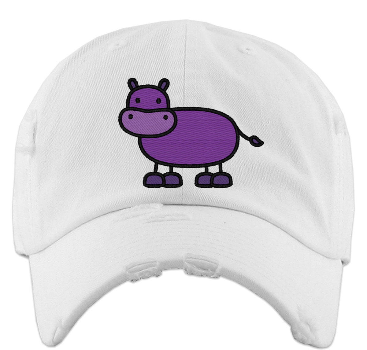 Stick Hippo Vintage Baseball Cap