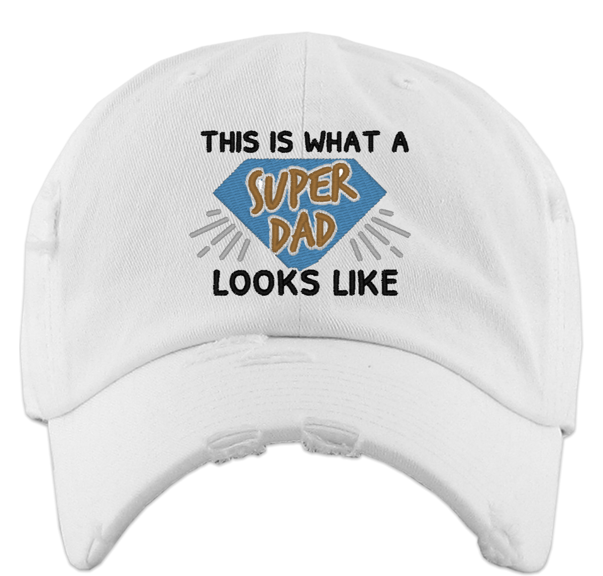 This Is What A Super Dad Looks Like Father's Day Vintage Baseball Cap