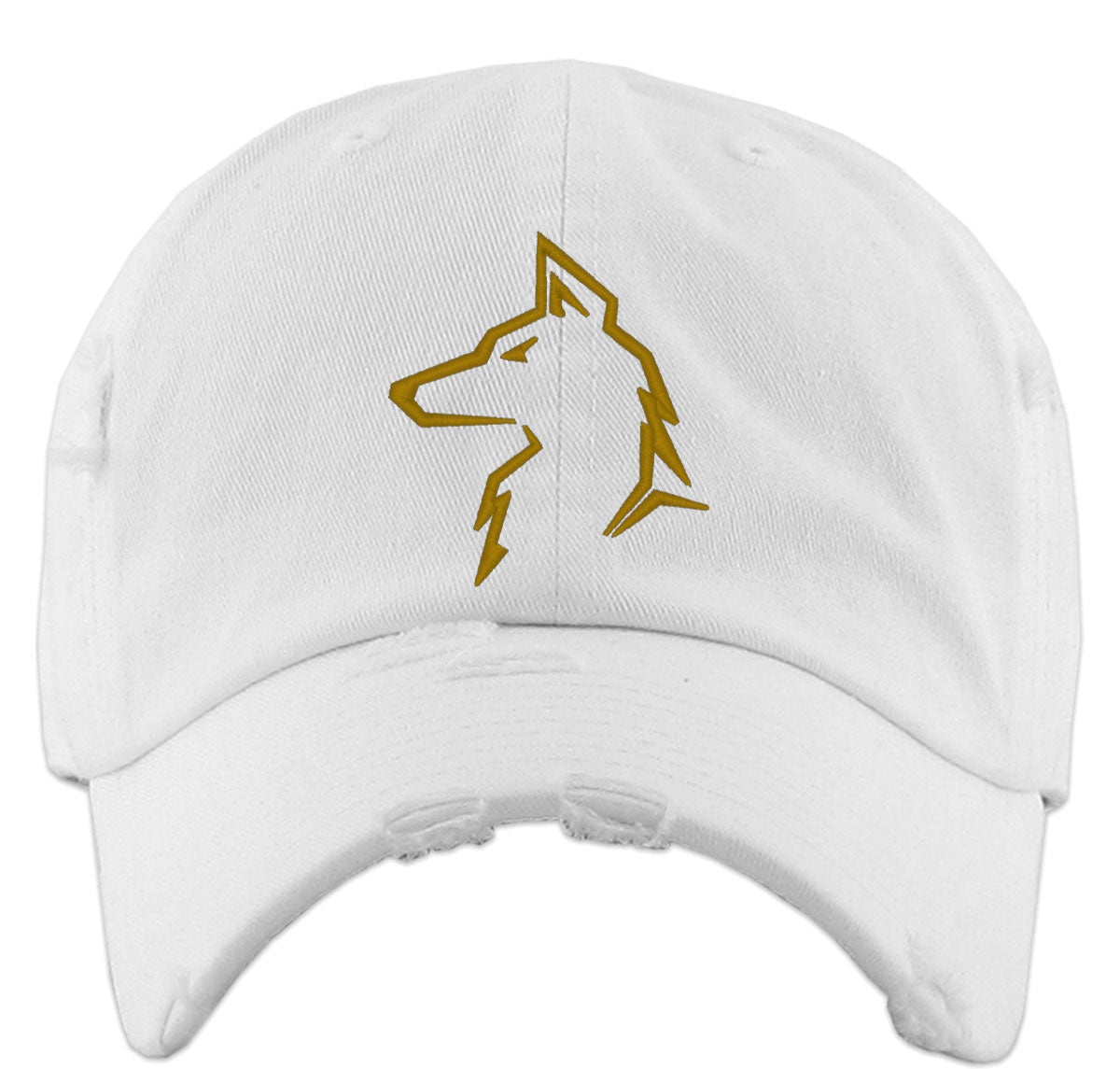 Wolf Silhouette Vintage Baseball Cap
