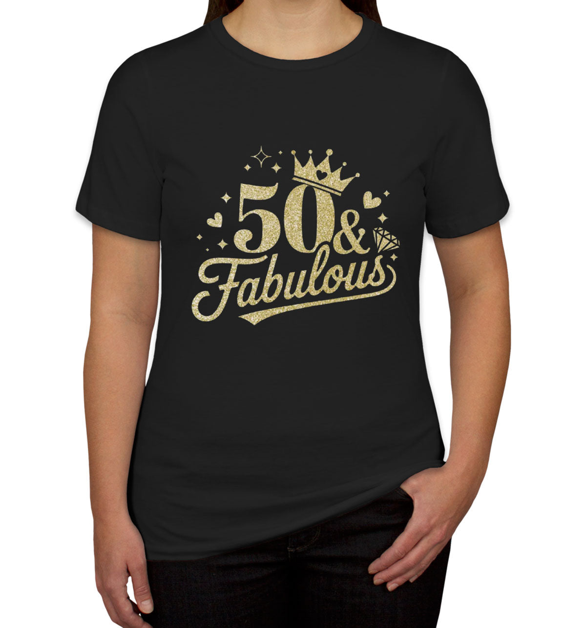 50 And Fabulous 50th Birthday Women's T-shirt