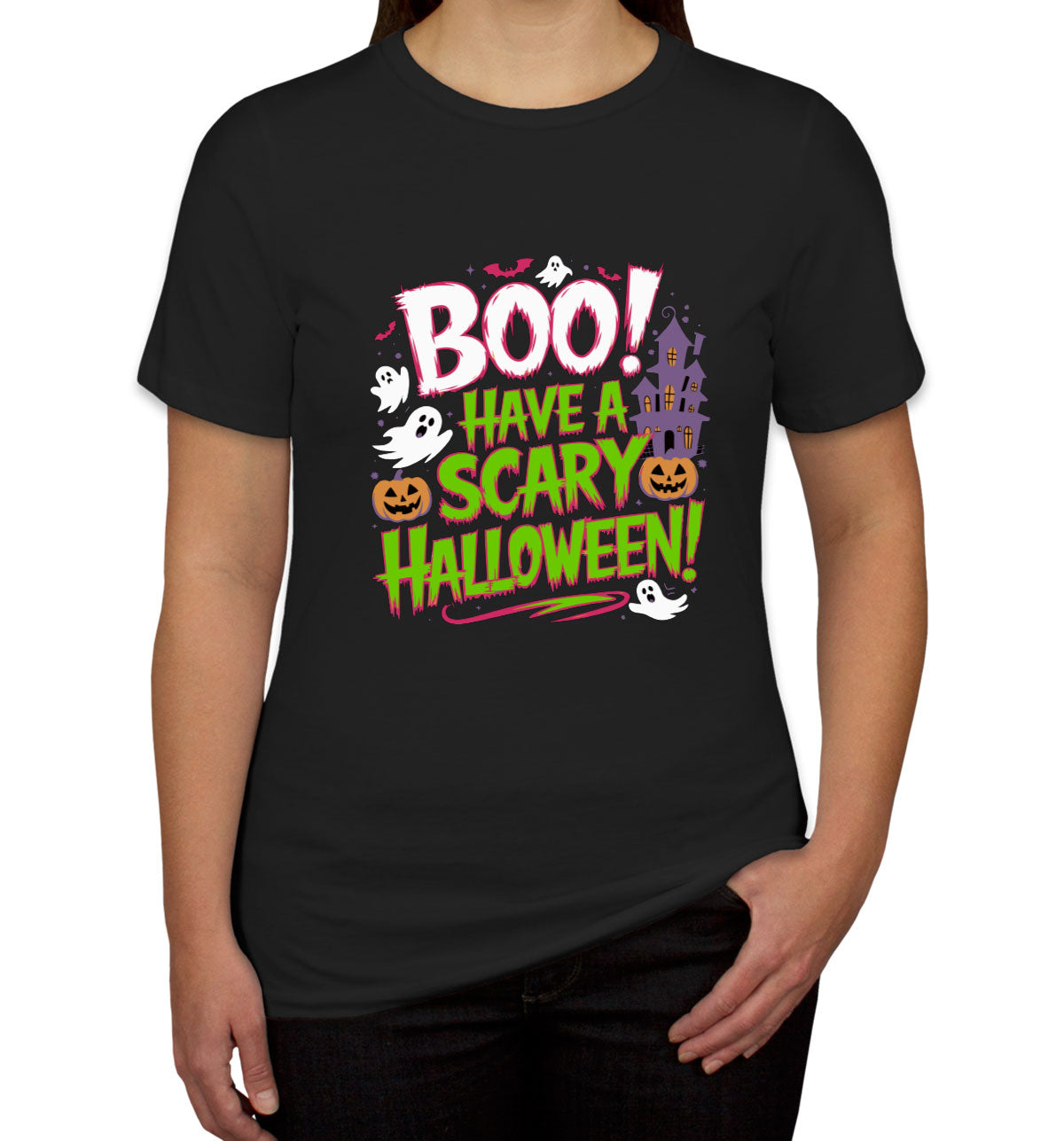 Boo Have A Scary Halloween Women's T-shirt