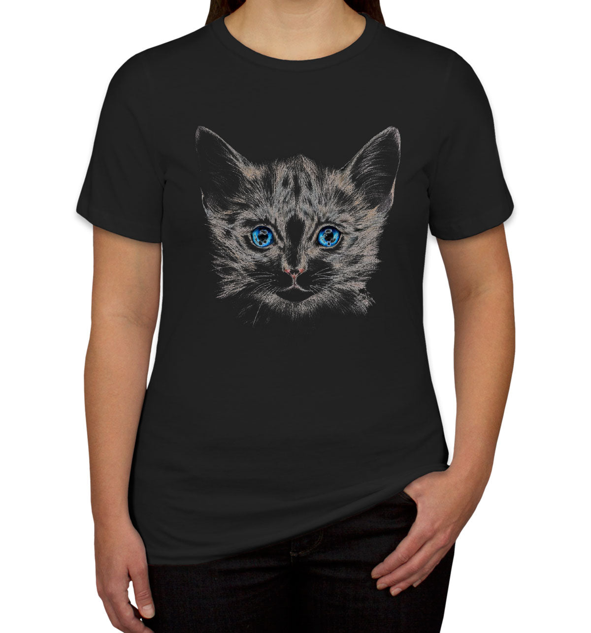 Cute Cat Face  Women's T-shirt