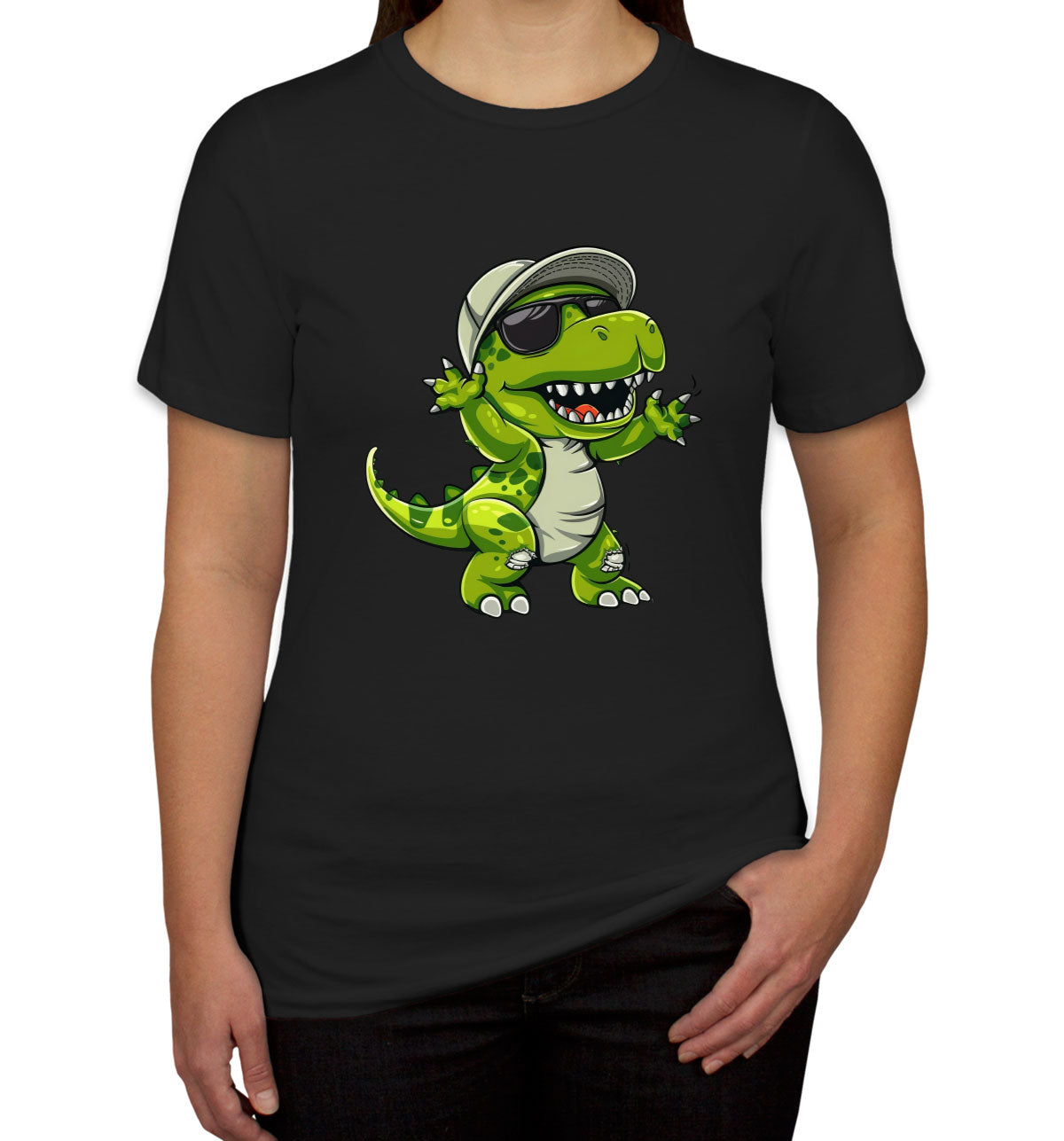 Dabbing Dinosaur Women's T-shirt