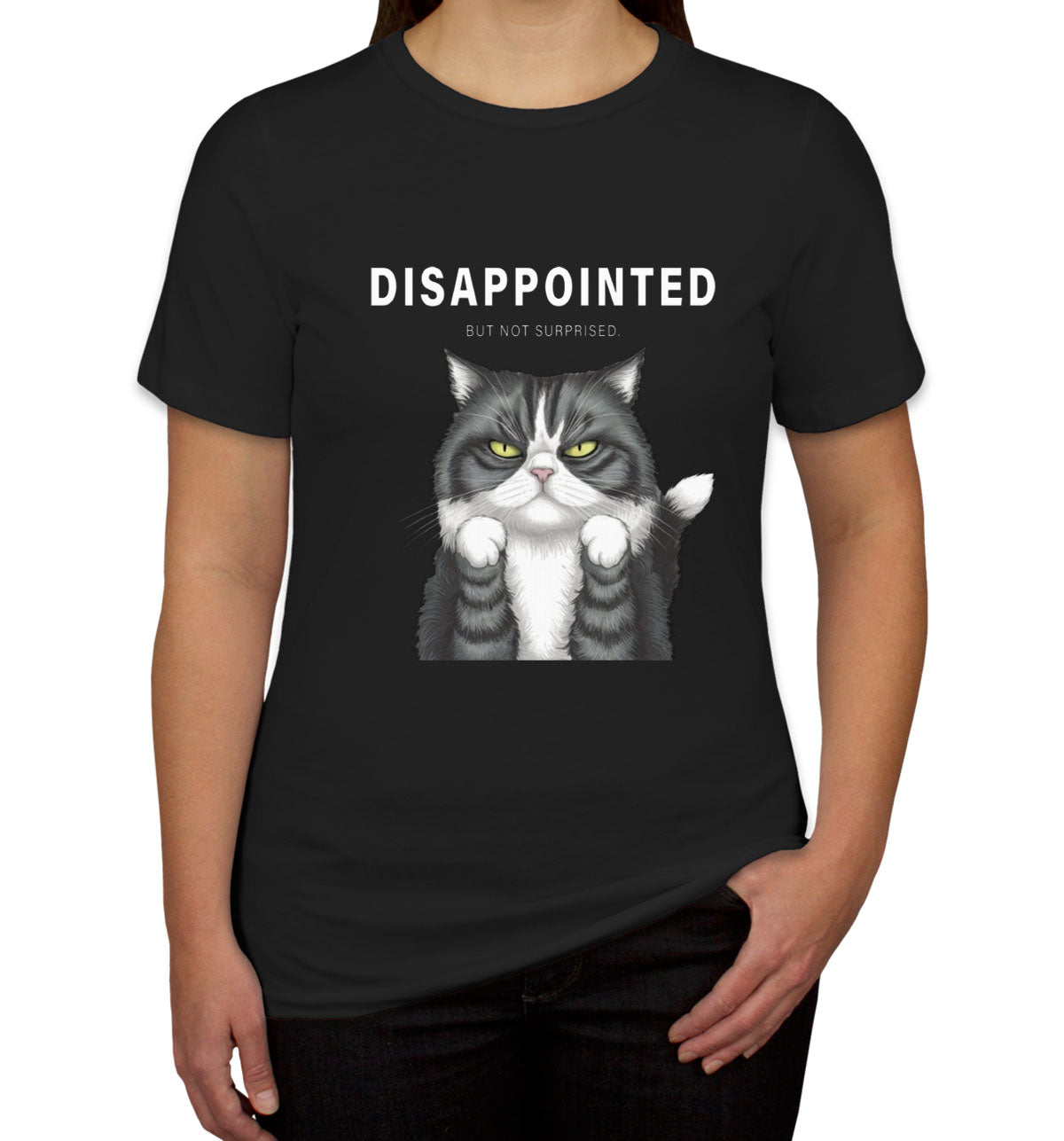 Disappointed Cat Women's T-shirt