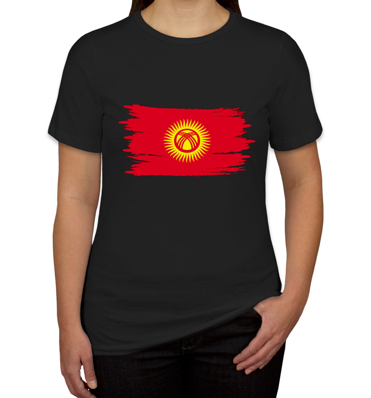 Kyrgyzstan Flag Women's T-shirt