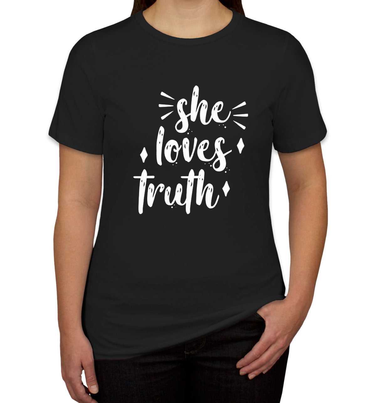 She Loves Truth Valentine's Day Women's T-shirt