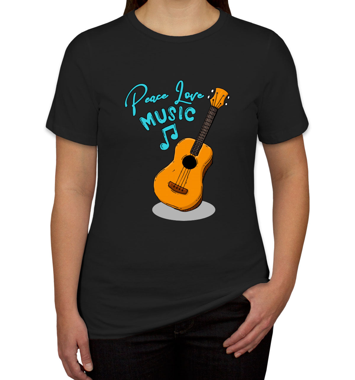 Peace Love Music Women's T-shirt