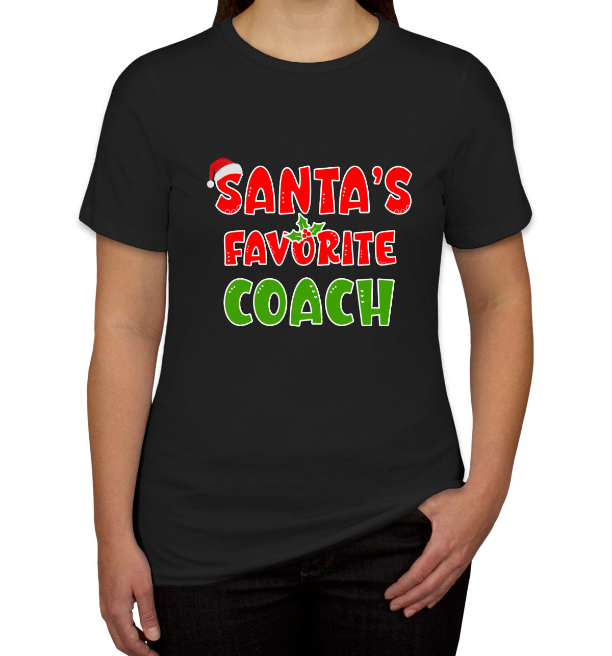 Santa's Favorite Coach Women's T-shirt