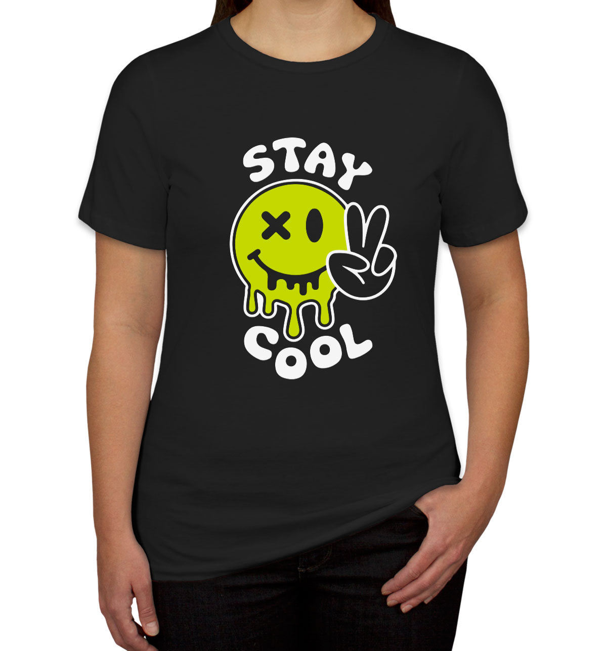 Stay Cool Emoji Face Women's T-shirt