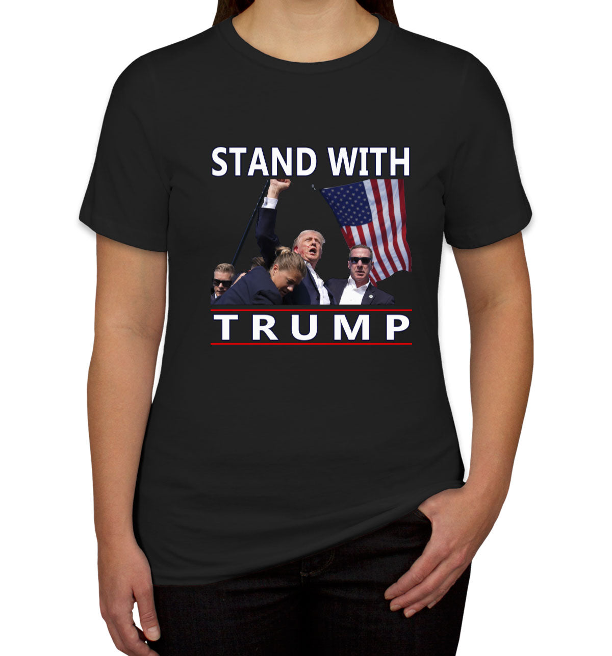 Stand With Trump Women's T-shirt