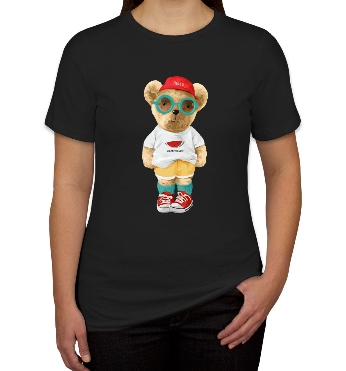 Cute Teddy Bear Women's T-shirt