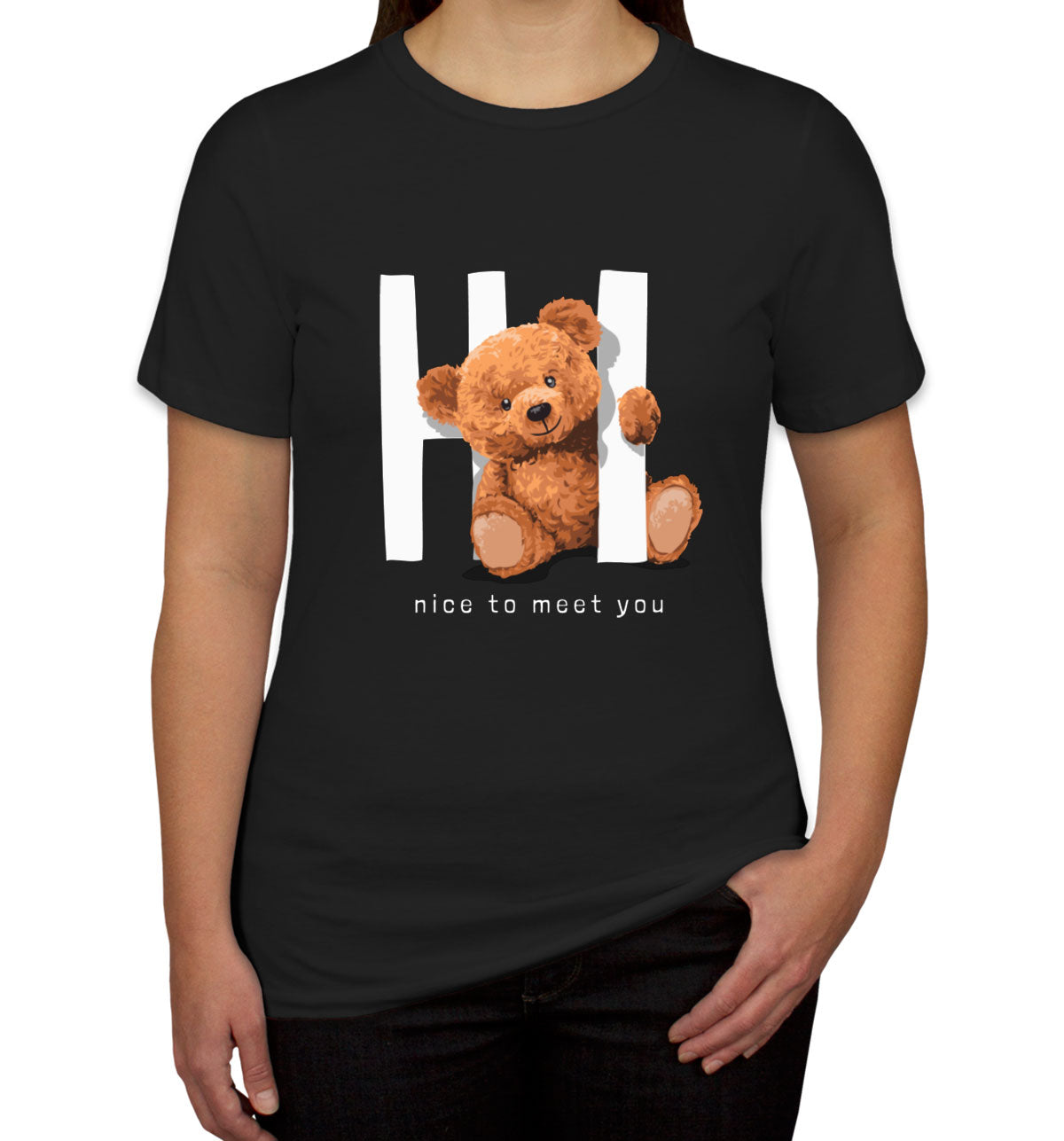 Teddy Bear Hi Women's T-shirt