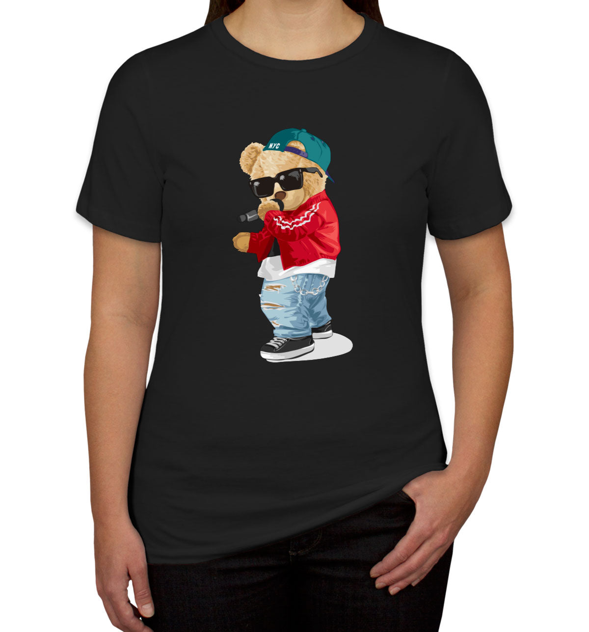 Teddy Bear Rapper Women's T-shirt