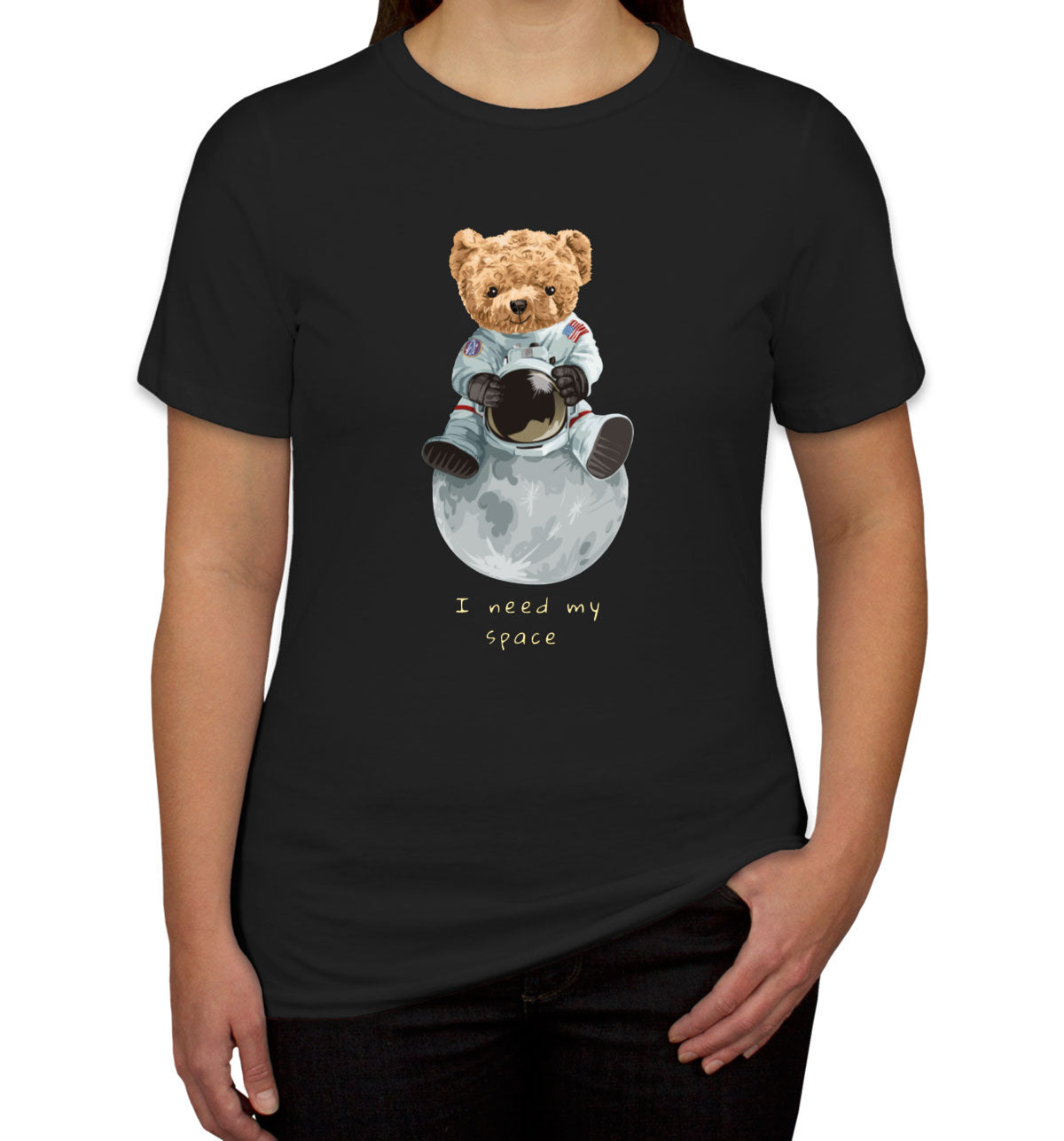 Teddy Bear Astronaut Women's T-shirt