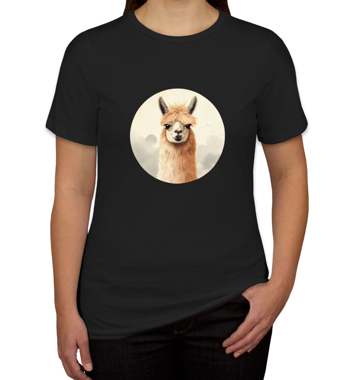 Vintage Lllama Women's T-shirt