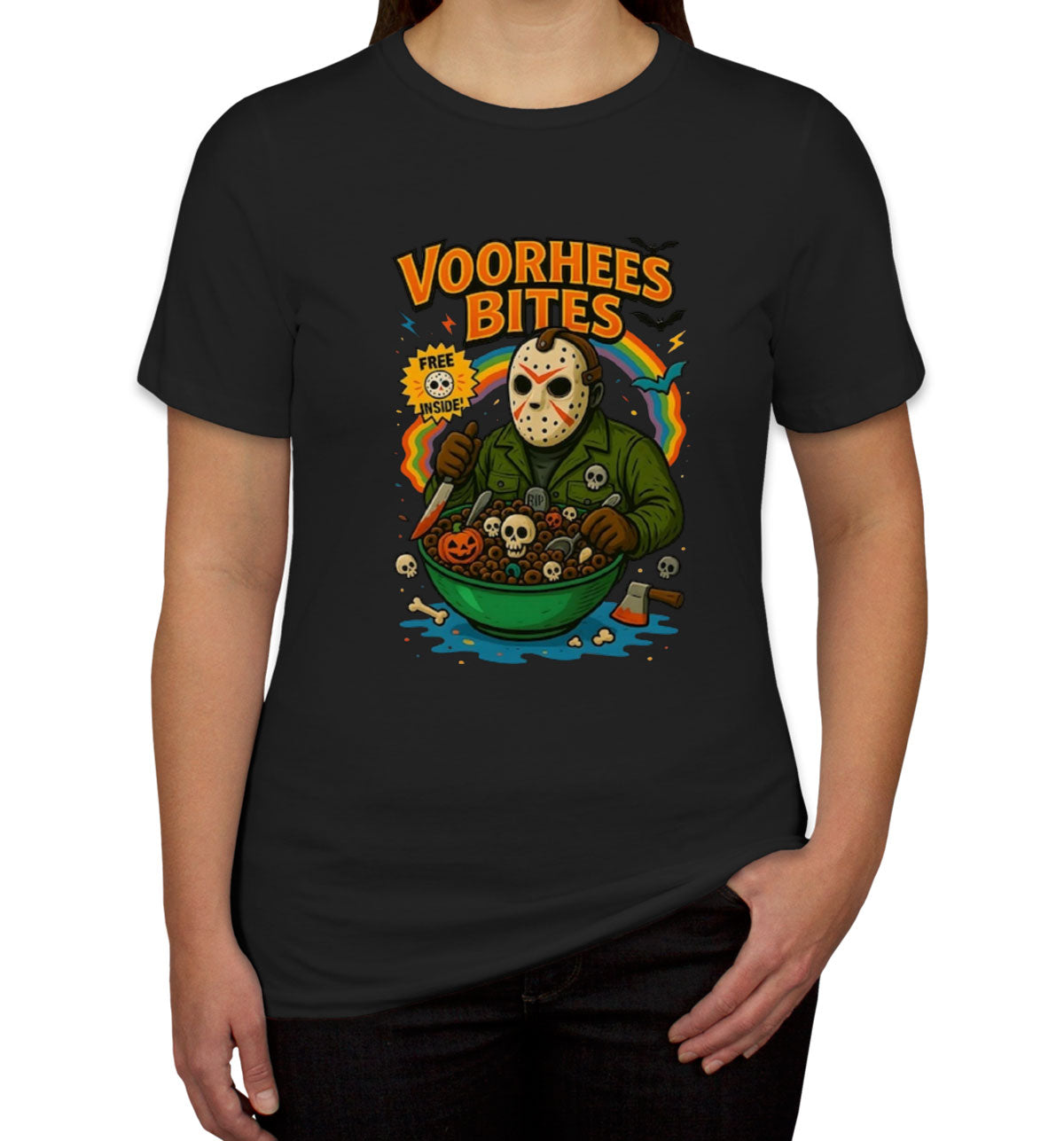 Voorhees Bites Halloween Women's T-shirt