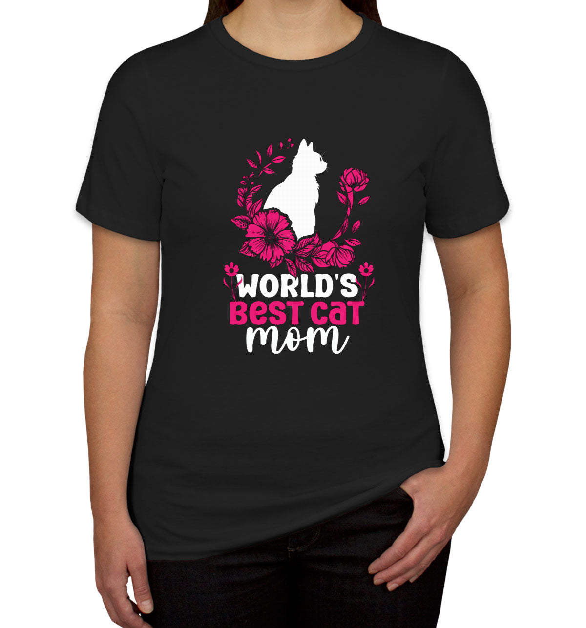 World's Best Cat Mom Women's T-shirt