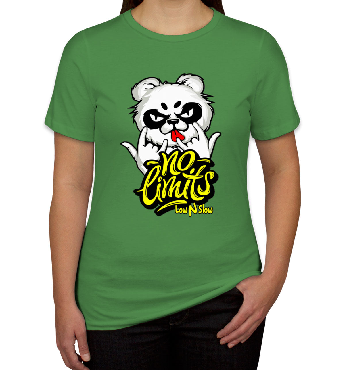 Cool Dude Panda No Limits Women's T-shirt