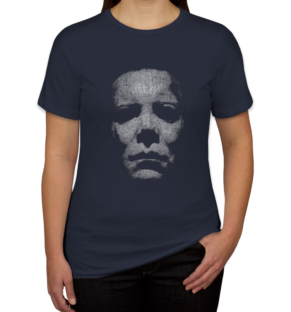 Myers Face Halloween Women's T-shirt
