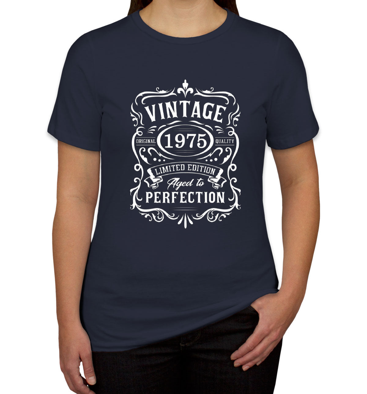 Vintage [Custom Year] Limited Edition Aged To Perfection Birthday Women's T-shirt