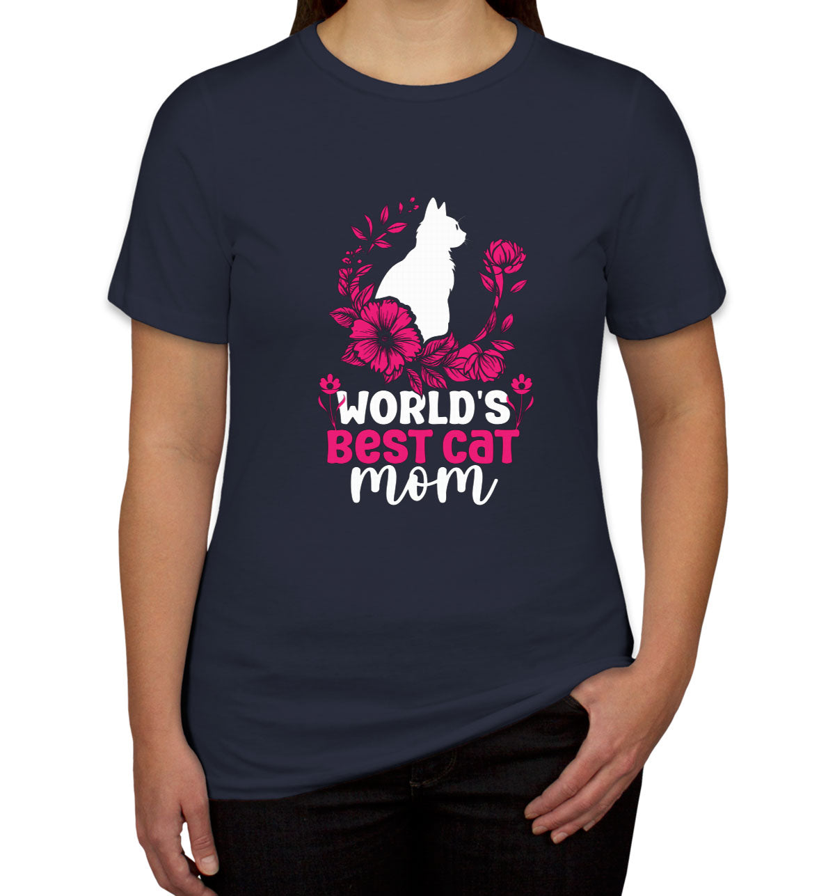 World's Best Cat Mom Women's T-shirt