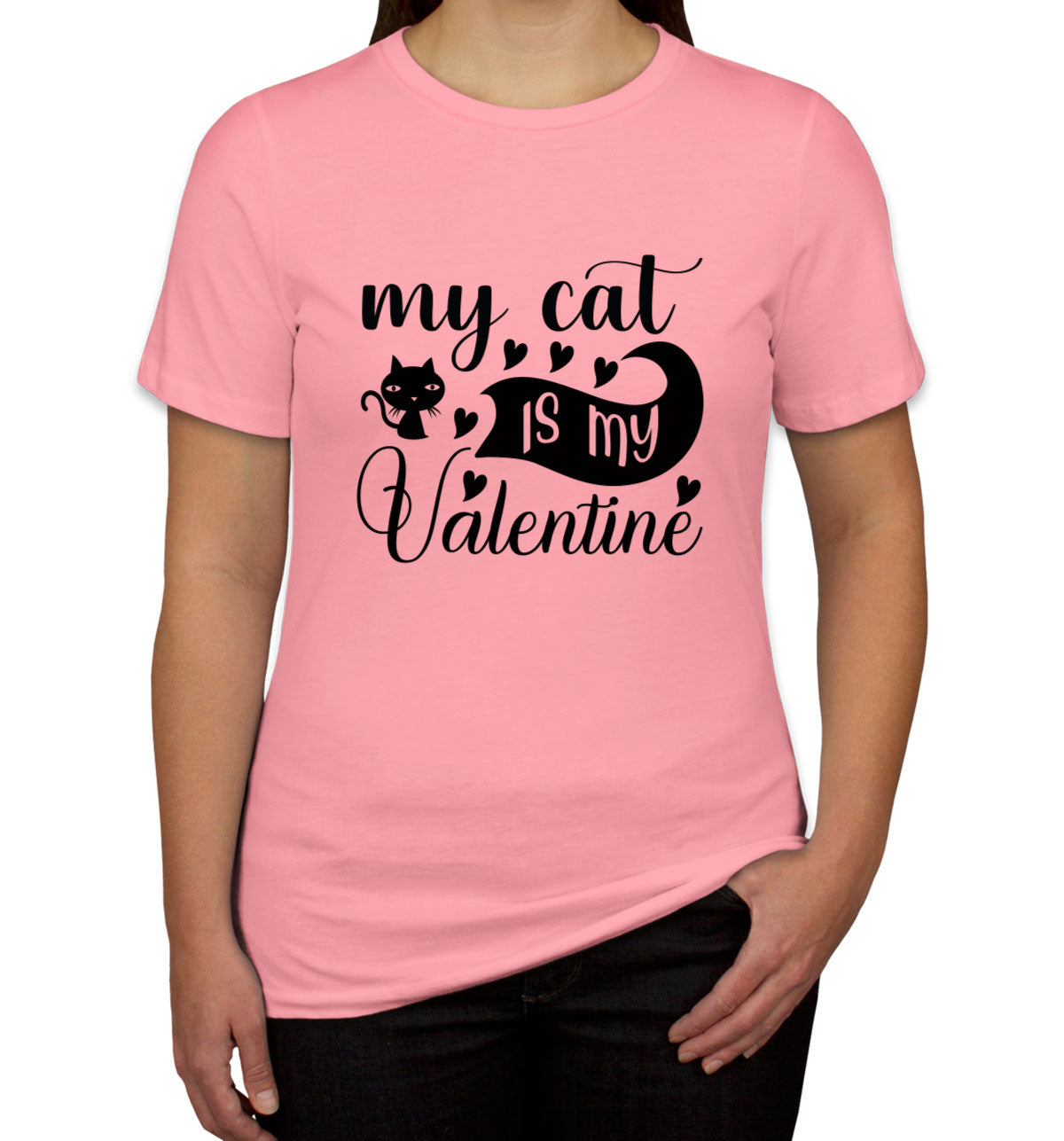 My Cat I My Valentine Women's T-shirt