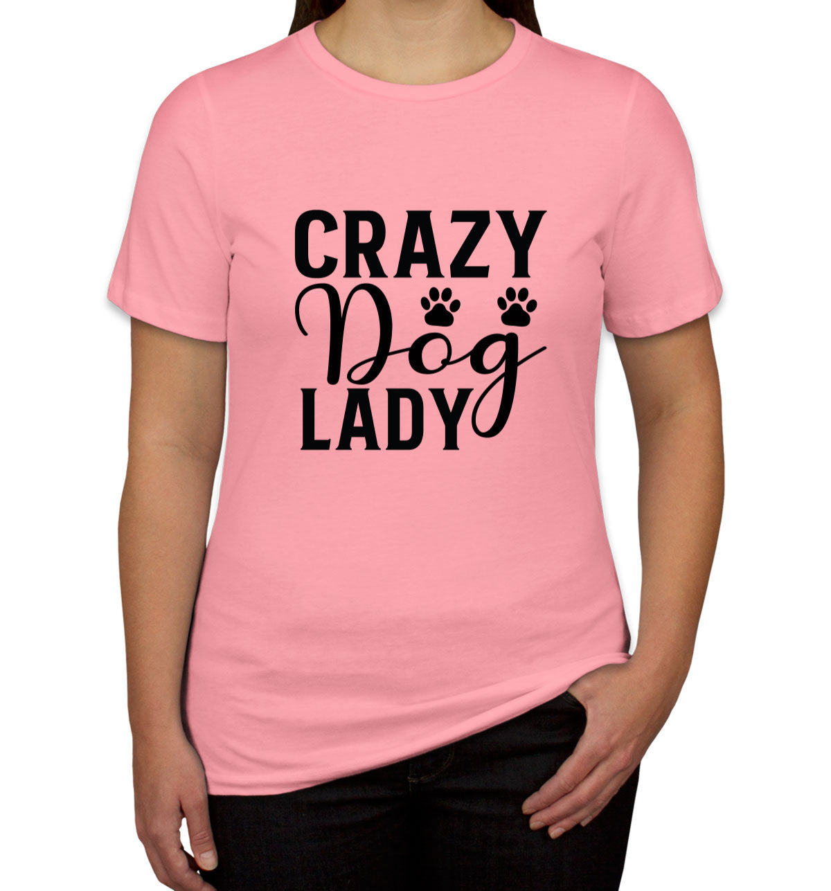 Crazy Dog Lady Women's T-shirt