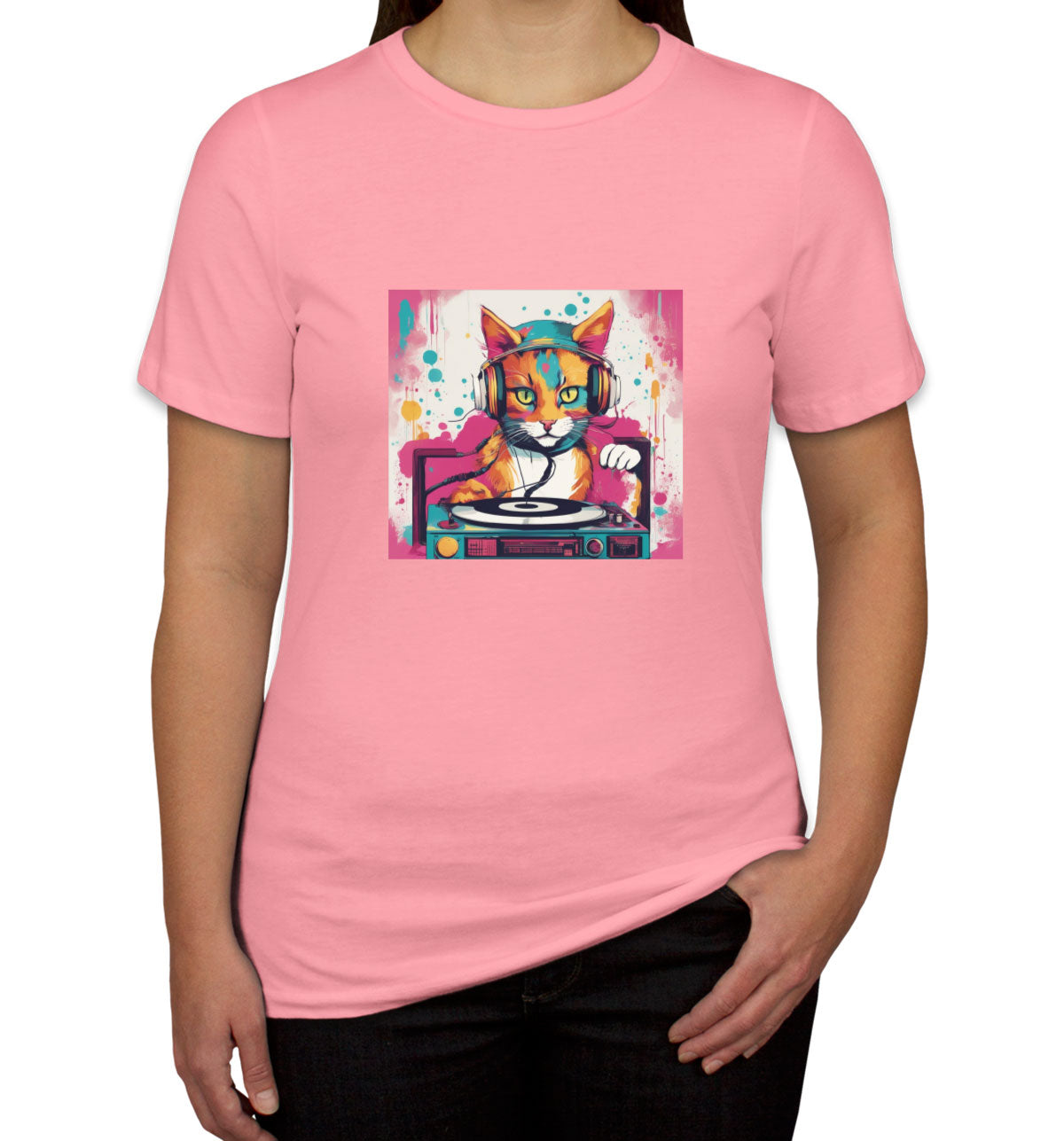 Dj Cat Women's T-shirt