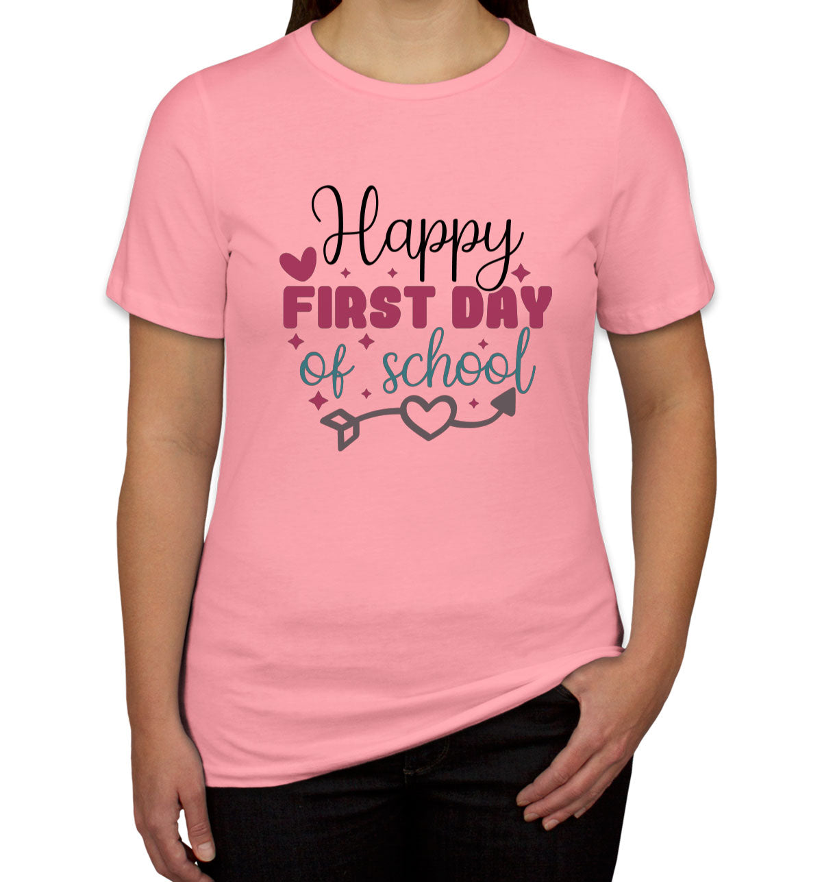 Happy First Day Of School Teacher Women's T-shirt