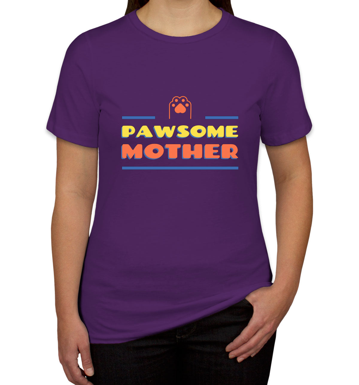 Pawsome Mother Dog Mom Women's T-shirt