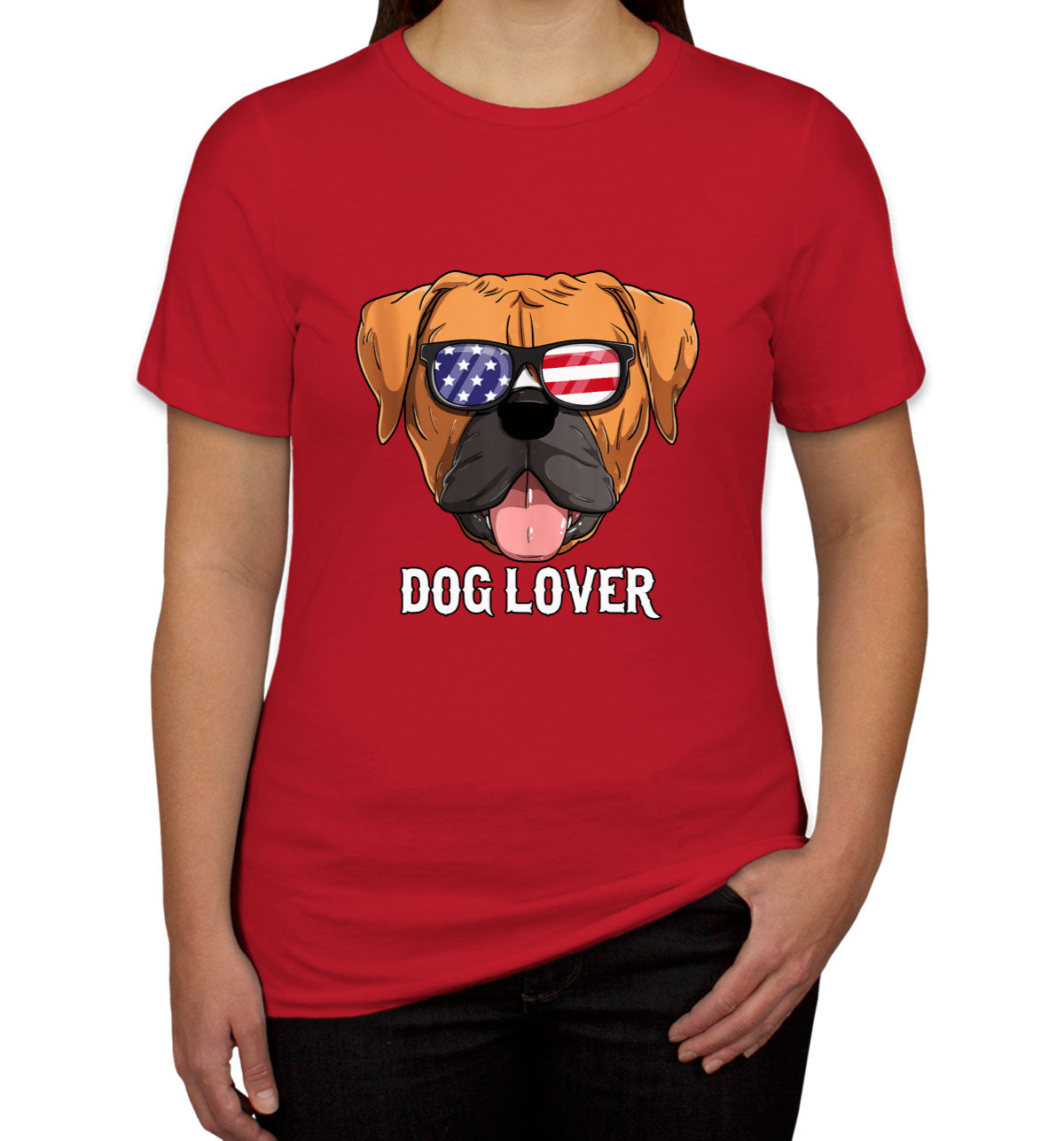 American Boxer Dog Lover Women's T-shirt