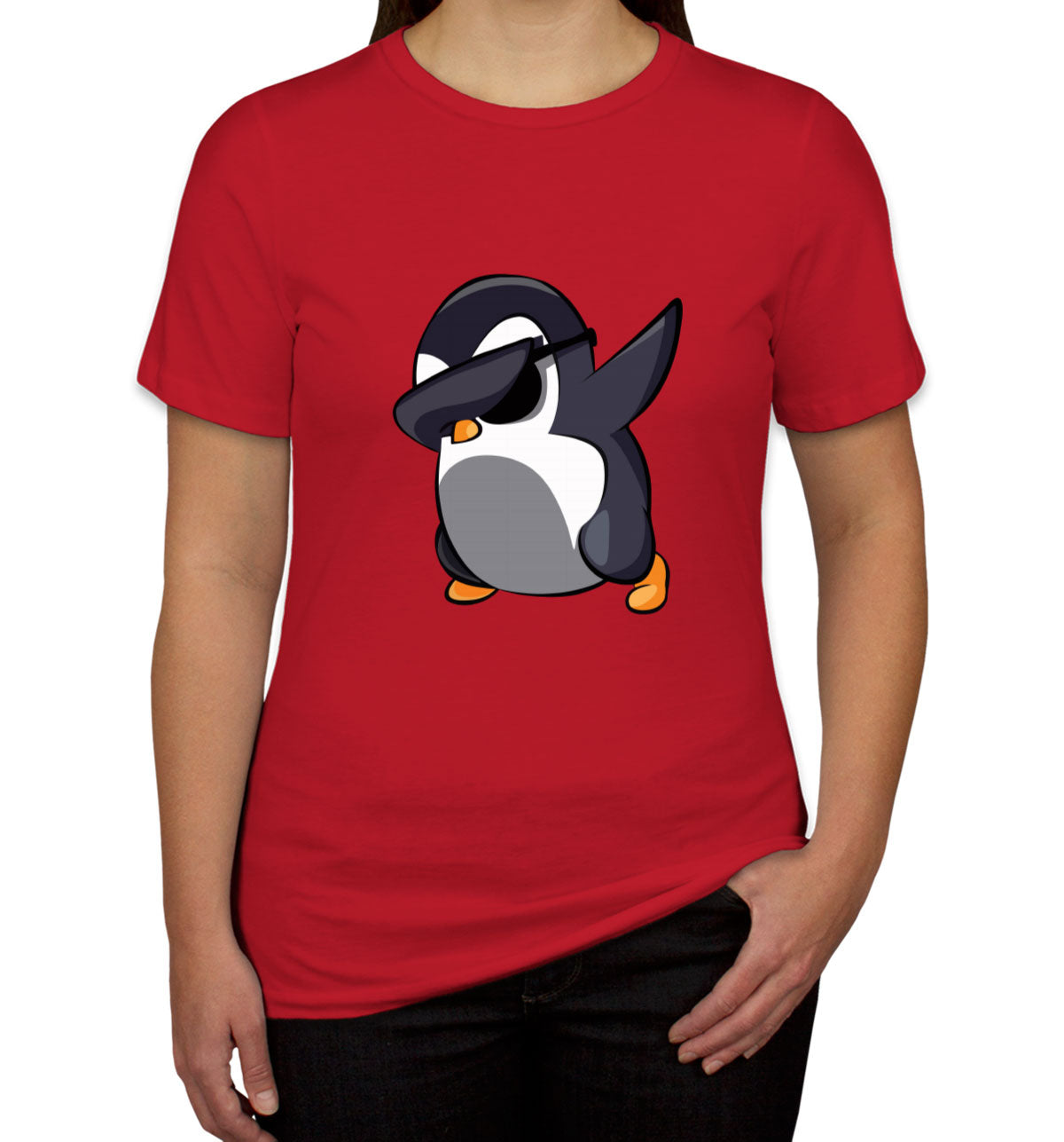 Dabbing Penguin Women's T-shirt